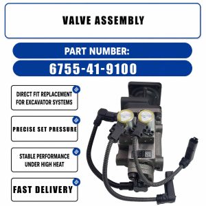 6755-41-9100 Valve Assembly For Komatsu PC200-10 PC300-10 PC350-10 PC360-10