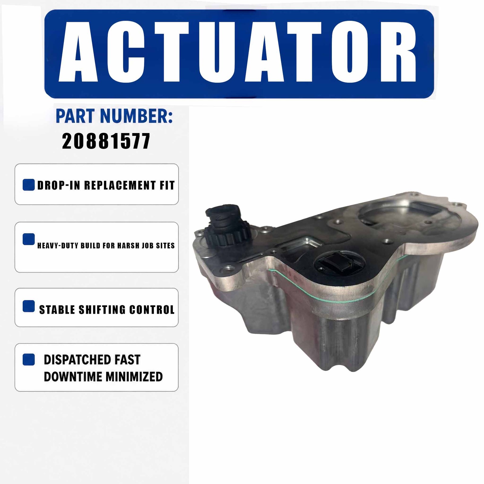 21124198 Motor Actuator For Volvo EC135B LC (2005-2007) EC140B LC (2016-2018)