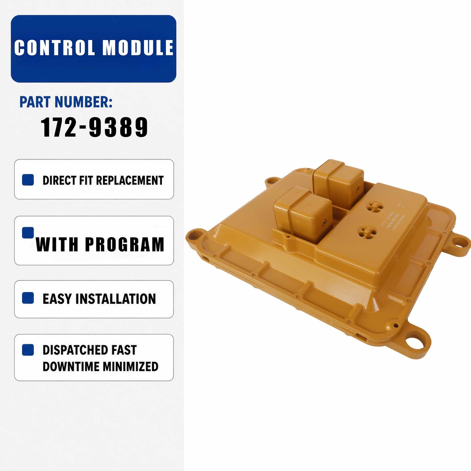 172-9389 ECU ECM Controller Control Module Programmed For Caterpillar CAT 816F