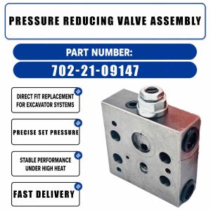 Pressure Reducing Valve Assembly KZ000750 702-21-55310 For Komatsu 6D102