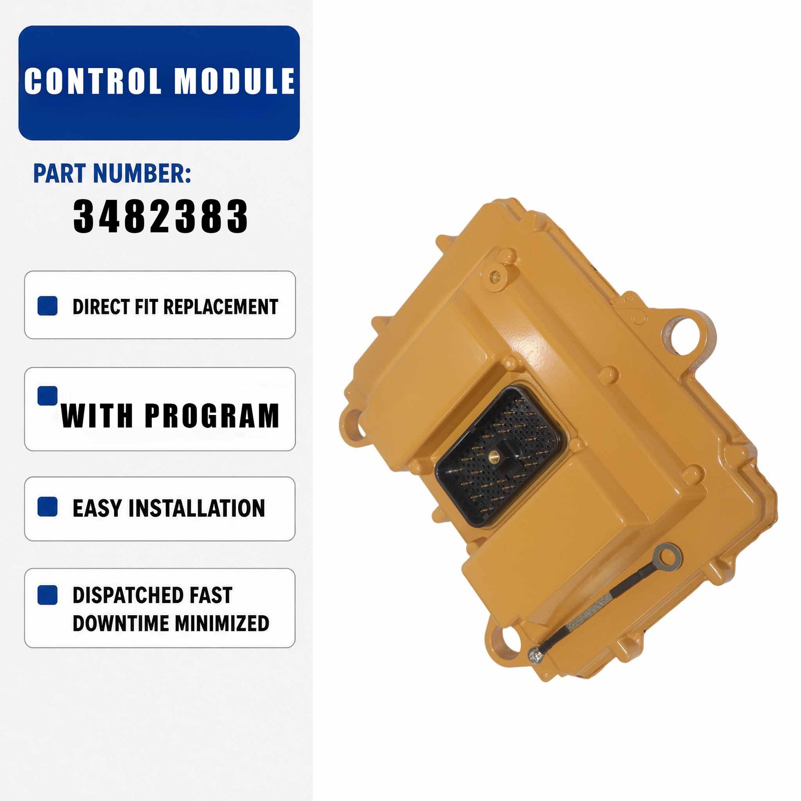 ECM Engine Electronic Control Module 3482383 For Caterpillar CAT C9 Truck Engine