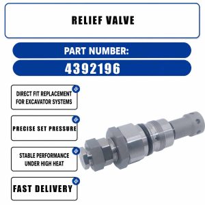 4613559 Relief valve For Hitachi Excavator EC460 EC480 ZAX450 ZAX470 SK450