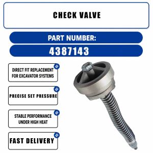 4387143 Check Valve For Hitachi ZX330 ZX200 ZX300 Excavator Diesel