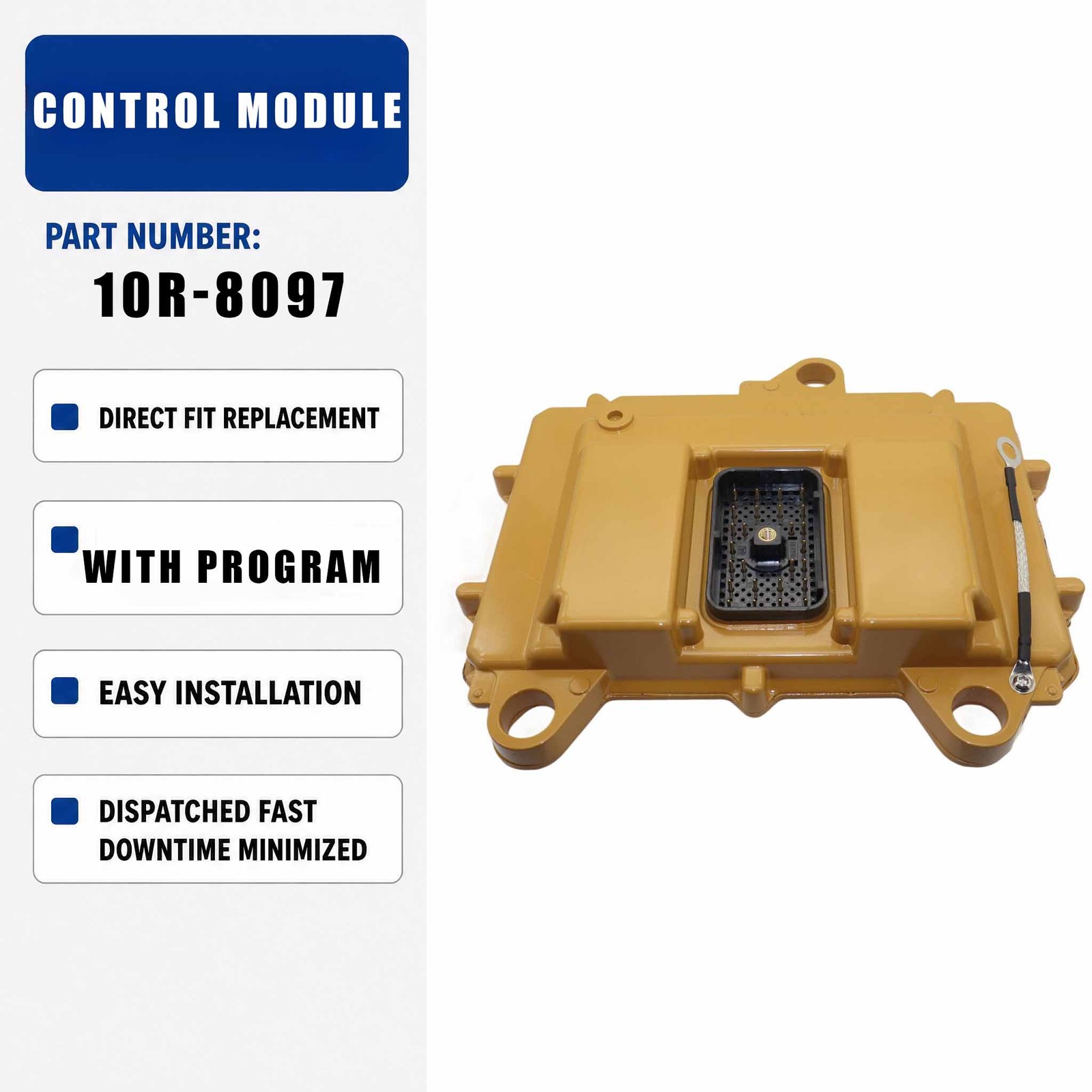 10R-8097 With program ECM Electronic Control Module For Caterpillar CAT 262