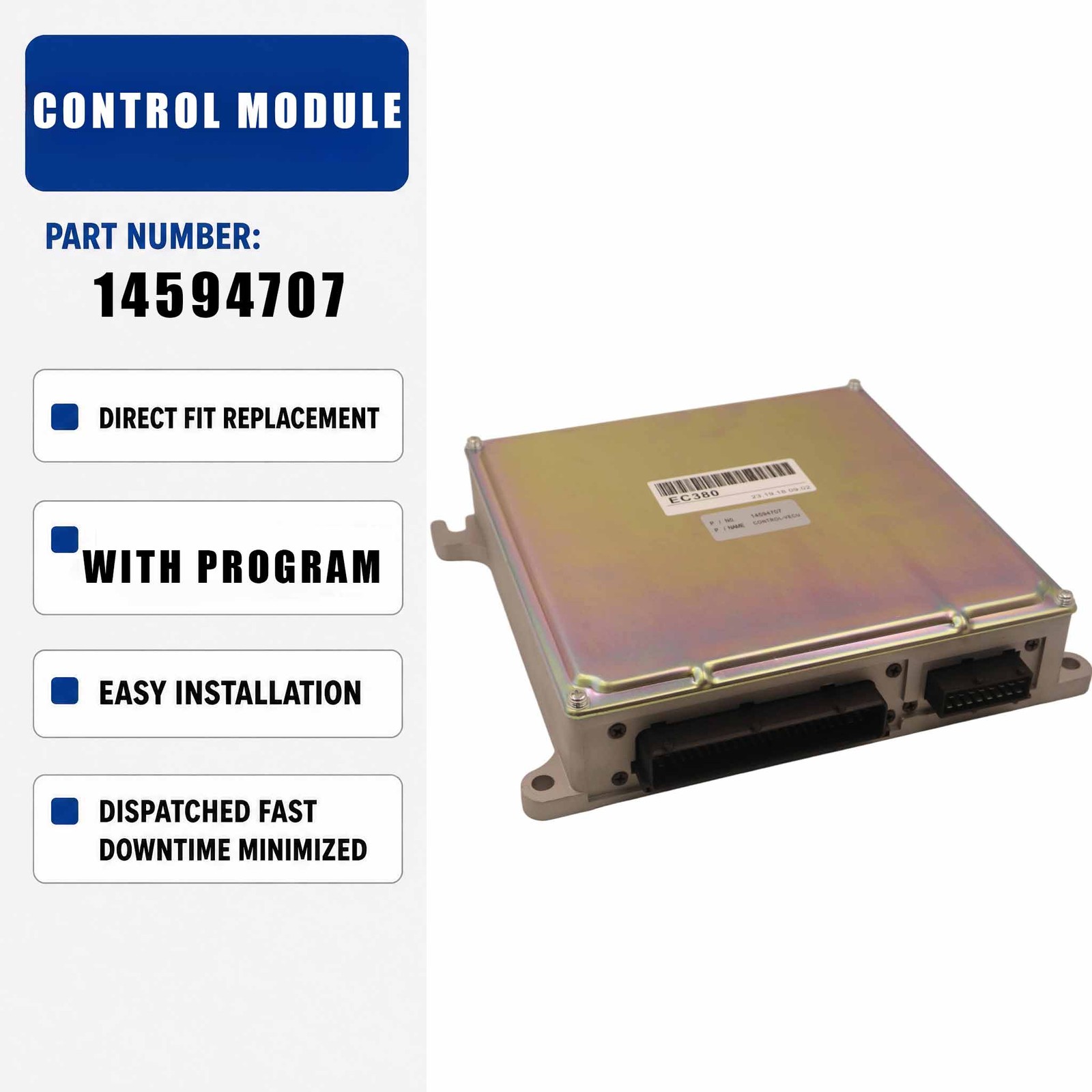 14594707 VOE14594707 Control Panel Unit For Volvo Models EC170D EC200D EC210D