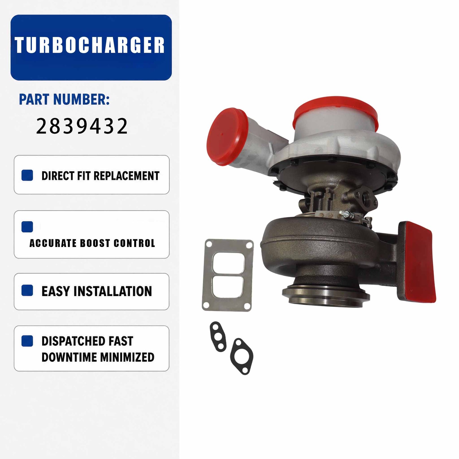 Turbocharger 3529032 MTL2246GR 167713 For Wuxi Kipor Power