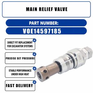Main Relief Valve 14597185 For Volvo EC460B EC460C EC700B EC700C Excavator