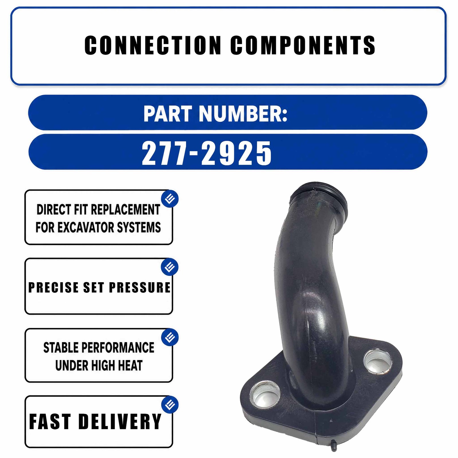 Connection components 277-2925 For Caterpillar CAT PL61 Pipe Lifting Machine