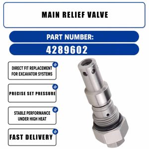 Main Relief Valve 4289602 KZ000760 HM-E10008 For HITACHI EX200-1