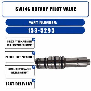 153-5295 Swing Rotary Pilot Valve For Caterpillar 320C 320D 323D 325D 329D