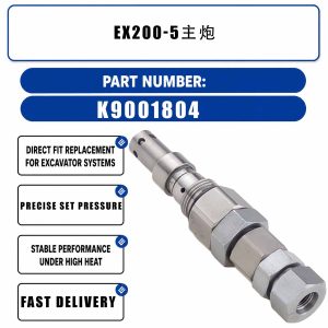 Hydraulic Main Relief Valve 4372038 For SH350-5 SH350A5 EC210 EC240 ZAX200