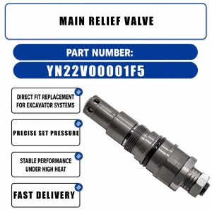 Main Relief Valve HM-E10011 For New Holland SY305 SK200-5 SK200-6 SK200-8