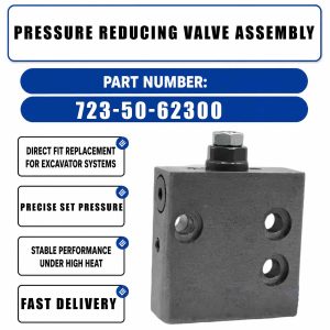 723-50-62300 Pressure Reducing Valve Assembly For Komatsu PC130-8 PC138US-8