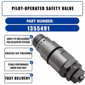135-5491 1355491 Pilot-operated Safety Valve For Caterpillar CAT 950G II 950G