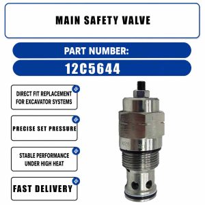 12C5644 Main Safety Valve For LiuGong CLG850H 855H 50CN 855N 855 856H 870H