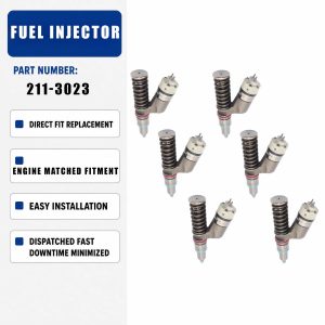 10R-8500 6PCS Fuel Injector For Caterpillar CAT MT735 Challenger