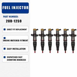 387-9439 6PCS Fuel Injector For Caterpillar CAT 140M 160M 2 160M 14L 140M 2