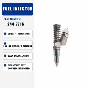 1PCS Fuel injector assembly 244-7716 For Caterpillar CAT 385C Straight Shovel