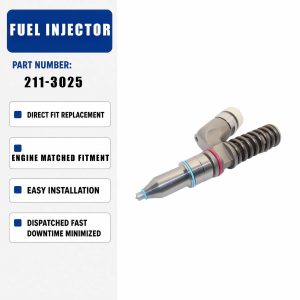 1PCS Fuel injector assembly 211-3025 For Caterpillar CAT 825G II 825C Single
