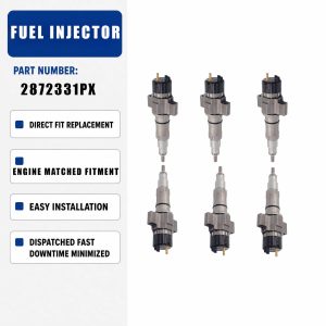 5579409 5579409PX 6PCS Fuel Injector For Cummins ISC/ISL 8.3L 8.9L EPA13 Engine