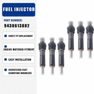 6PCS Fuel injector 6738113100 For KOMATSU PC160LC-7B 3.9L [SAA4D102E-2] 111 H/P