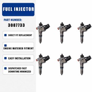 6PCS Fuel injector 3411762 For Cummins N14 Engine