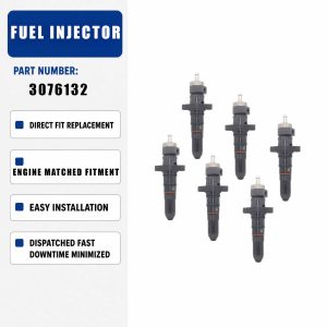 4307428 6PCS Fuel Injector For CUMMINS KTTA19 BELAZ 7545 BELAZ 7555 19.0L