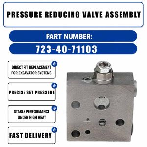 HM-E10022 723-40-71103 Pressure Reducing Valve Assembly For Komatsu PC200-7