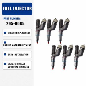 6PCS Fuel Injector 295-9085 For Caterpillar CAT C32 Oil Generator Sets