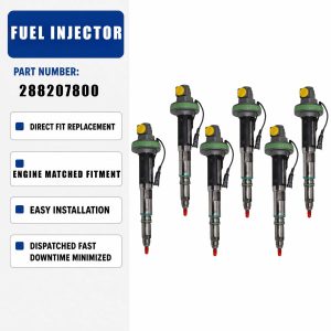 6PCS Fuel Injector FIB1569WY For CUMMINS QSKTA60-CE QSK60 MCRS TIER2 INDUSTRIAL