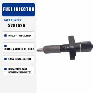 5281626 1PCS Fuel Injector For Perkins 4.236 T4.236 Engine