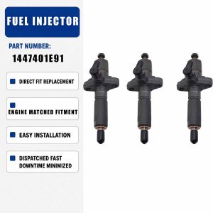 1447401M91 3PCS Fuel Injector For Perkins AD3.152 AD4.203 Engine Massey