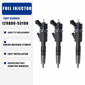3PCS Fuel Injector 0445110463 For Yanmar 3TNV88C Engine