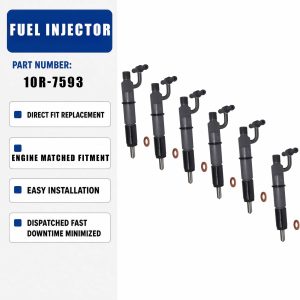 216-5478 Fuel Injector For Caterpillar CAT 3044C Industrial Engine 6PCS