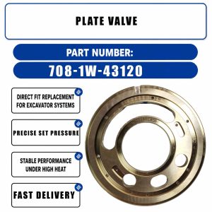 Plate Valve 708-1W-43120 For KOMATSU HM400 WA320 WA500 D61EX GD555