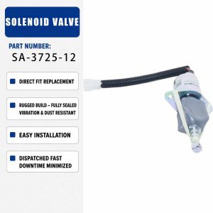 SA-3725-12 12V Solenoid valve For Mitsu-bishi S3L2 S4L2 L3E