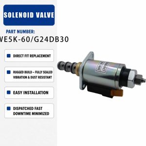 Solenoid valve KWE5K-60/G24DB30 For Caterpillar E330D E330 E336D 336E 345D 349D