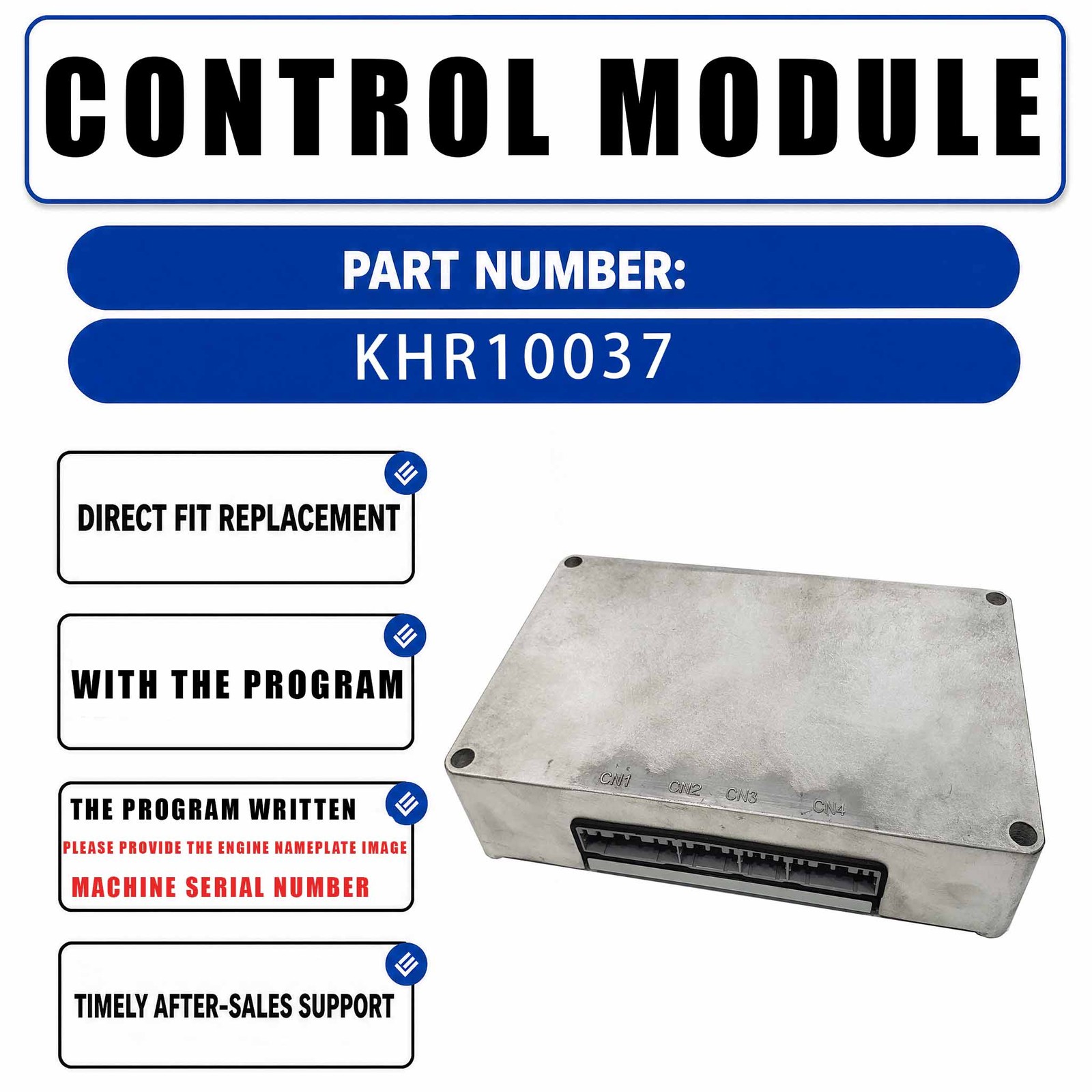KHR10027 Excavator ECU Controller For Sumitomo CASE CX210B CX220B CX240B CX350B
