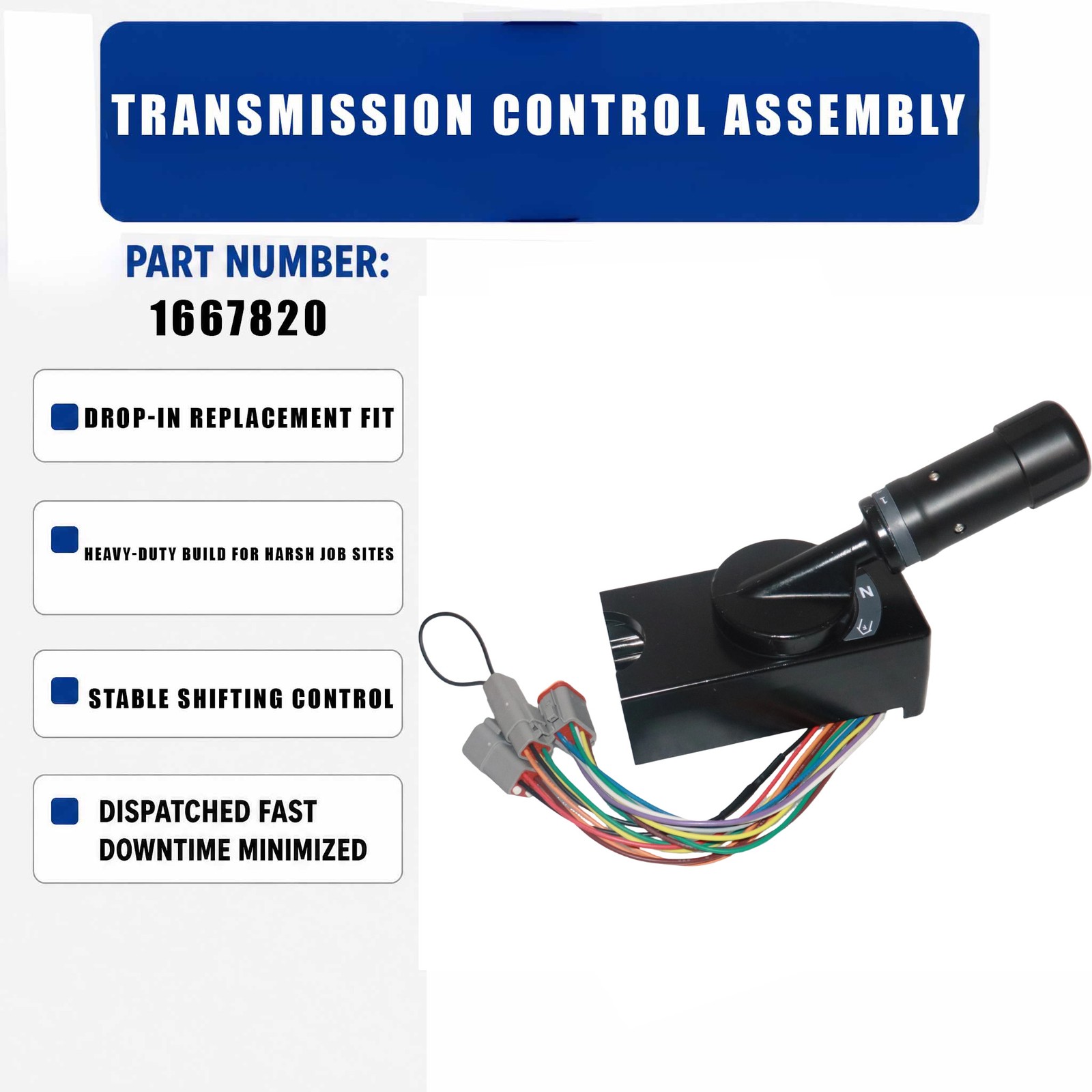 control device assembly 166-7820 For Caterpillar CAT 966G 950G II 950G 972G