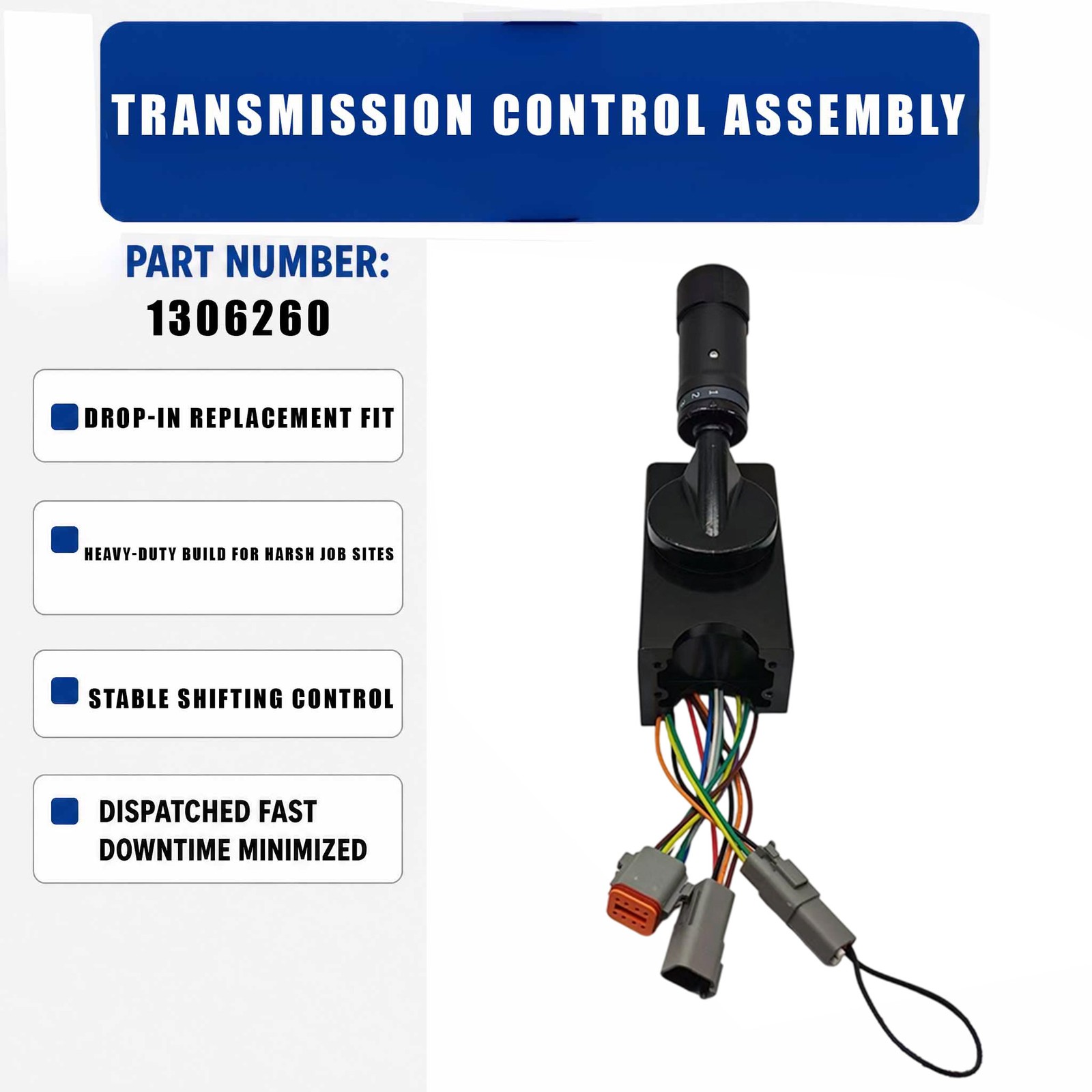 Transmission Shift Control 130-6260 For Caterpillar CAT Wheeled bulldozer 938G