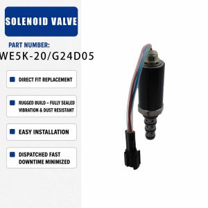 KWE5K-20/G24D05 Solenoid Valve For Excavator Engine Accessories HD820
