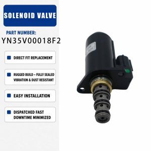 KDRDE5K-31/30C40-111-T Solenoid valve For Kobelco SK100 SK120 SK200-3 SK200-6