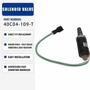 Solenoid valve 40C04-109-T For Volvo EC120 EC140 EC290 EC360 Engine parts