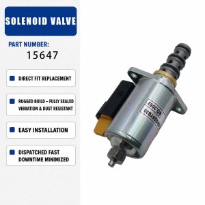 24V Solenoid valve G40YA30 For Caterpillar Cat E320B E320C E320D E325B E312