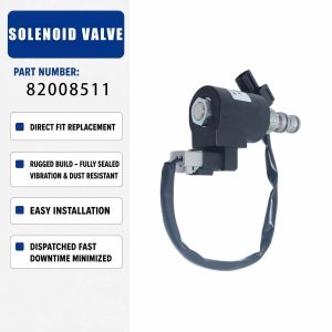 82008511 Solenoid valve 12V For New Holland T4.105F T4.75V T4.85F T4.85V TM115