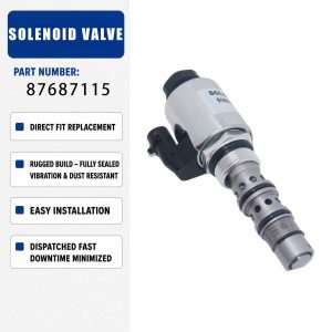 84148281 Solenoid valve For Excavator T4050 TN60DA 8560 T4020 TM130 TN75V