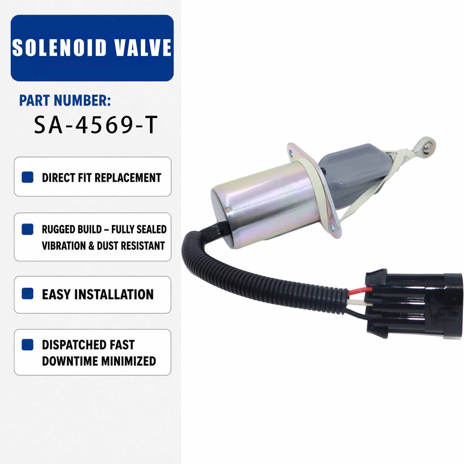 4089574 12V Solenoid valve For Cummins 6CT Dodge 94-98 5.9L