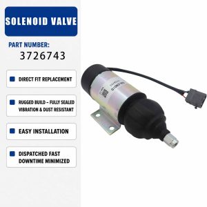 3726743 12V Solenoid valve For CP-U0338 Engine