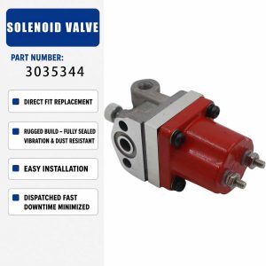3035344 12V Solenoid valve For Cummins K19 NT855 M11