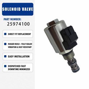 Solenoid valve 12V 25-974100 25105100 For JCB 530S XL 540 Super 540S XL 530
